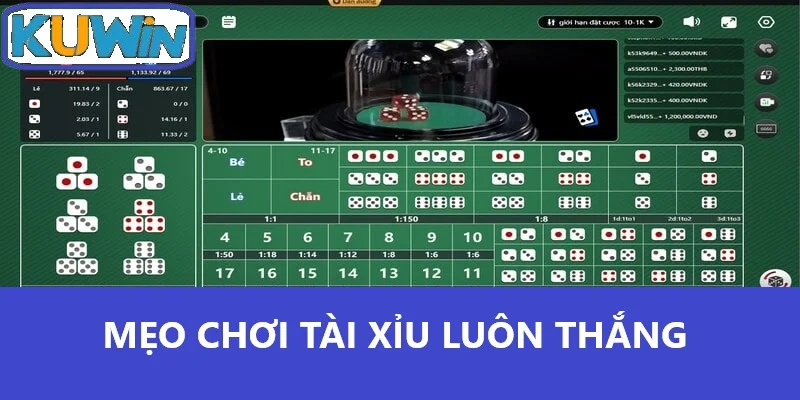 Mẹo chơi tài xỉu luôn thắng